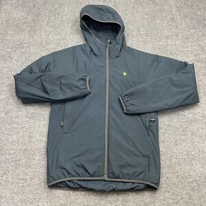 Fjallraven Bergtagen Lite Insulation Jacket Mens Small Hooded Full Zip Outdoor